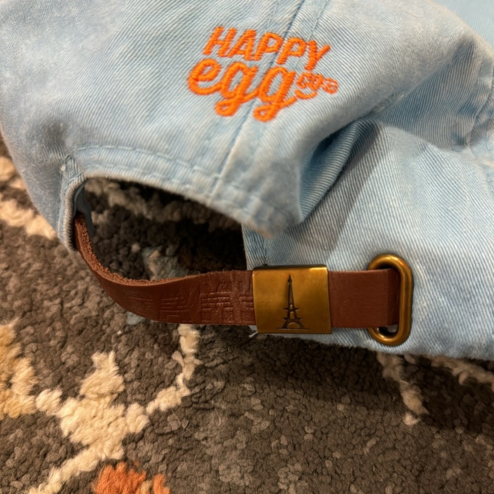 NWOT Adams Yolkcult Light Blue Cap - Picture 5 of 5